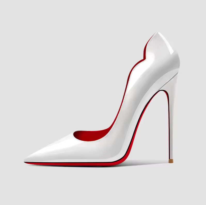 Stiletto Claire White
