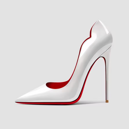 Stiletto Claire White