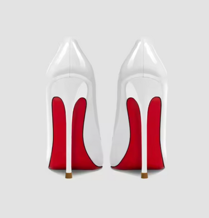 Stiletto Claire White