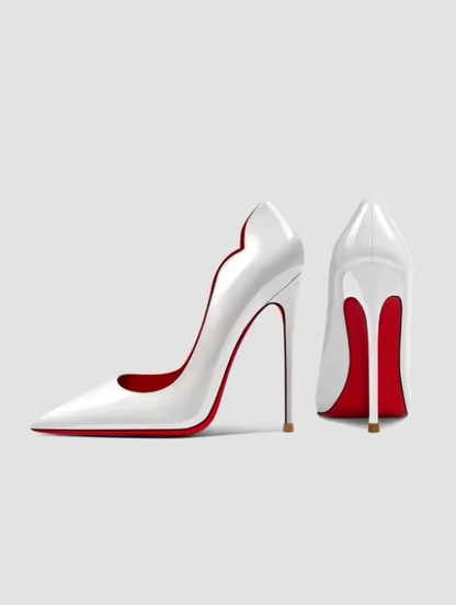 Stiletto Claire White