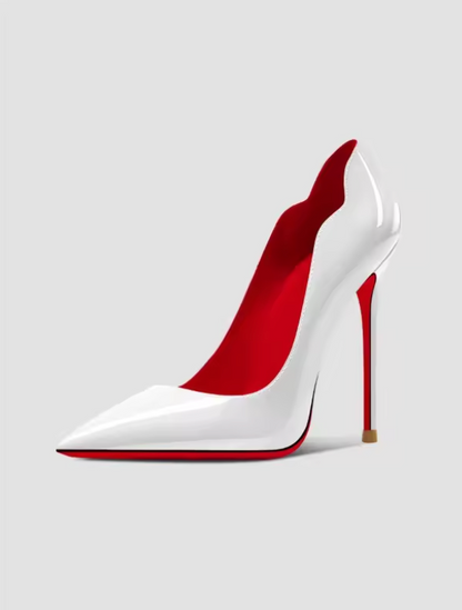 Stiletto Claire White